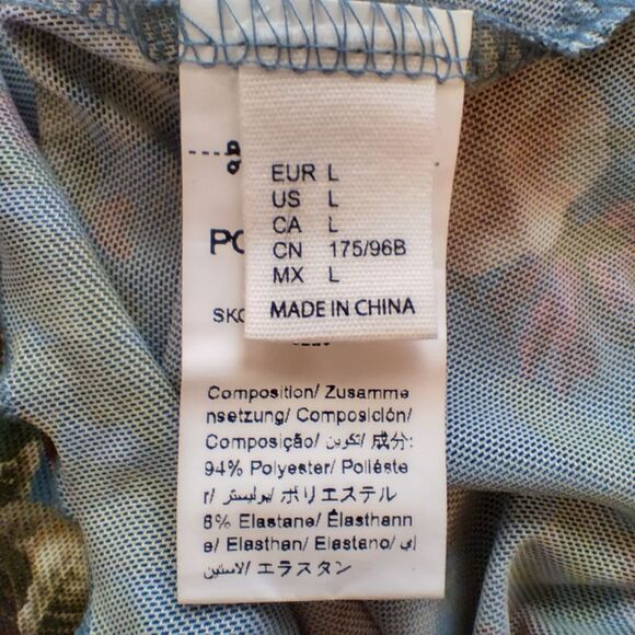 Floral Blue Women's Top - Picture 7 of 7